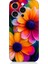 Apple iPhone 15 Pro Max Uyumlu Soft Renkli Çiçekler Desenli Silikon Kılıf 1