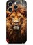 Apple iPhone 15 Pro Max Uyumlu Yorgun Savaşçı Aslan Desenli Silikon Kılıf 1