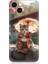 Apple iPhone 14 Plus Uyumlu Geyşa Kıyafetli Kedi Desenli Silikon Kılıf 1