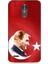 Lg Stylus 3 Uyumlu Bayrak ve Mustafa Kemal Atatürk Desenli Silikon Kılıf 1