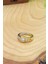 Kristal Kesim Gold Kaplama 925 Ayar Gümüş Zirkon Yüzük 201022858 4