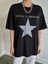 Kadın Siyah Impossible Star Baskılı Oversize Tişört 3