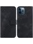 Iphone 12 Için Telefon Kılıfı Pro Max Kart Yuvası Fonksiyonu Kabartmalı Desen Flip (Yurt Dışından) 1