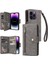 Iphone 14 Için Kılıf Pro Max Fermuar Cüzdan Kapak Kart Tutucu Manyetik ile (Yurt Dışından) 1