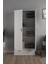 Aysu Giyinme Dolabı - Çok Amaçlı Dolap - Gardırop 80 Cm-2 Kapaklı-1 Çekmeceli 1