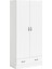 Aysu Giyinme Dolabı - Çok Amaçlı Dolap - Gardırop 80 Cm-2 Kapaklı-1 Çekmeceli 2