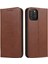 Iphone 15 Için Kılıf Kart Ekleme Deri Folio Flip Case Manyetik Karbon (Yurt Dışından) 1