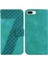 Iphone 8 Için Telefon Kılıfı Artı/7 Artı Kart Yuvası Fonksiyonu Kabartmalı Desen Pu (Yurt Dışından) 1