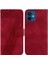 Telefon Kılıfı Için iphone 12 Mini Flip Folio Kapak Cüzdan Kabartmalı Desen Pu (Yurt Dışından) 1