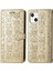 Iphone 13 Mini Deri Kılıf Kapak Kapak Darbeye Karikatür Kısa (Yurt Dışından) 1
