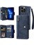 El Kayışı Fermuar Cüzdan Kapak ile iphone 13 Pro Kart Tutucu Için Kılıf (Yurt Dışından) 1