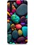 Oppo A91 Uyumlu Artx Kırmızı Doğa Taşlar Desenli Silikon Kılıf 1