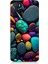 Oppo A55 Uyumlu Artx Kırmızı Doğa Taşlar Desenli Silikon Kılıf 1