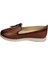 Yazkış Kadın Taba Siyah Fashıon Comfort Taban Günlük Ayakkabı 3