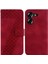 Tecno Pova 5 Için Pu Deri Kabartmalı Desen Cüzdan Flip Folio Telefon Kılıfı (Yurt Dışından) 1
