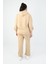 Kadın Büyük Beden Kanguru Cep Detaylı Eşofman Takımı 8026-24 3