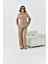 Kadın Pantolonlu Takım Camel 30727 2