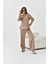 Kadın Pantolonlu Takım Camel 30727 3