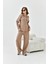 Kadın Pantolonlu Takım Camel 30727 4