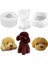 Kalıp-C Tarzı Yeni 3D Küçük Hayvan Mum Silikon Kalıp Teddy Köpek Kafası Mum Kalıbı Hayvan Şekli Parfüm Mum Yapımı Balmumu Kalıp Mum Kalıbı (Yurt Dışından) 3