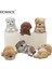 S0774XG Stili 3D Köpek Silikon Kalıpları 6 Modelleme Köpek Mousse Kek Kalıpları Çikolata Şekeri Fondan Kek Dekorasyon Araçları Alçı Kil Kalıbı (Yurt Dışından) 3