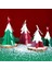 L Tarzı Noel Dekorasyon Dıy El Yapımı Mum Kalıp Aroma Mum Yapımı Malzemeleri Büyük Üç Boyutlu Noel Ağacı Akrilik Kalıp (Yurt Dışından) 2
