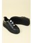 Taşlı Sneakers Siyah 4