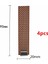 20X90MM 4'lü Stil Büyük Genişlik Metal Tabanlı Ahşap Mum Fitilleri Mum Çekirdekleri Malzemeleri Dıy Mum Yapımı Soya Balmumu Mumları Parfin Balmumu Fitili (Yurt Dışından) 1