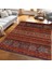 Klasik Afgan Türkmen Otantik Kilim Desenli Dijital Baskılı Halı Kaydırmaz Tabanlı Yıkanabilir Halı 1