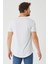 Erkek Kırmızı Oval Etek Geniş Yaka %100 Pamuk Kısa Kollu T-Shirt 2