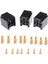 3pcs 80A 5 Pin Rölesi Terminalli Terminal Tutucu Soketi Araba Alarm Işık Kontrolü (Yurt Dışından) 2