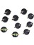 10 Paket 5V 42 Ohm Pasif Smd Buzzer 2700Hz 9X9X4.5MM Siyah Piezoelektrik (Yurt Dışından) 2