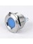 22MM 12V Su Geçirmez LED Metal Göstergesi Mavi Işık Sinyal Lambası Içbükey Başlık (Yurt Dışından) 4