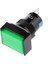 4x Dc 12V LED Işık Spdt Anlık Kare Pushbutton Anahtarları 16MM Yeşil (Yurt Dışından) 2
