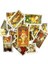 Altın Sanat Tarzı Yeni Yüksek Li Altın Art Nouveau Tarot Kartları Fal Rehberliği Pdf Rehberi ile Kehanet Güverte Tahta Oyunu Anlatıyor (Yurt Dışından) 1