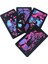 44 Adet TS08 Tarzı Kader Kehanet Kurulu Oyunu Için Tuck Kutusu Tarot Kartları ile Neon Tarot Güverte Cep Boyutu (Yurt Dışından) 3