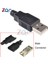 10 Adet USB 2.0 Tip A Erkek Adaptör Dişi Soket USB 4 Pin Fiş Soketli Konnektör Plastik Kapaklı Tip A Dıy Kitleri (Yurt Dışından) 2