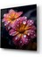 Çiçek ve Su Damlası Kare Cam Tablo 3