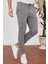 Bayaygun 4013 Slim Fit Ince Çizgili Pantolon_gri 3