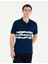 Erkek Lacivert Slim Fit Polo Yaka Tişört 50263931-VR033 3