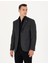 Erkek Antrasit Slim Fit Yün Karışımlı Ceket 50272754-VR006 1