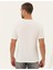 Erkek Ecru Slim Fit Bisiklet Yaka Tişört 50249353-VR019 5