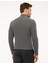 Erkek Gri Melanj Slim Fit Triko Kazak 50193385-VR086 4