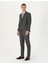 Erkek Kahverengi Çizgili Ex.Slim Fit Takım Elbise 50272707-VR029 3