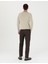 Erkek Kahverengi Regular Fit Kanvas Pantolon 50278474-VR029 4