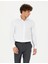 Erkek Beyaz Slim Fit Uzun Kollu Gömlek 50275692-VR013 1