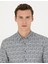 Erkek Petrol Slim Fit Uzun Kollu Gömlek 50274069-VR102 2