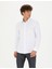 Erkek Beyaz Slim Fit Uzun Kollu Gömlek 50278184-VR013 1
