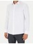 Erkek Beyaz Slim Fit Uzun Kollu Gömlek 50278184-VR013 6