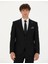 Erkek Siyah Slim Fit Yün Karışımlı Takım Elbise 50273451-VR046 4